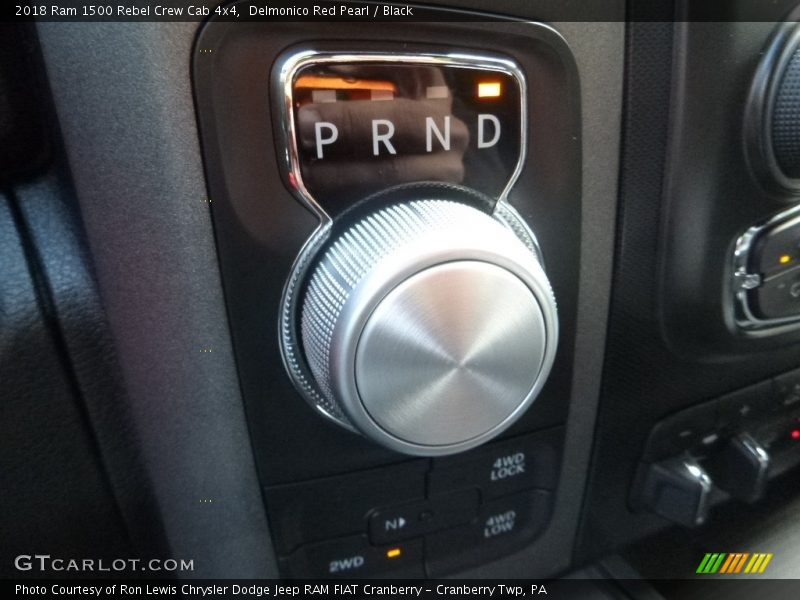 Delmonico Red Pearl / Black 2018 Ram 1500 Rebel Crew Cab 4x4