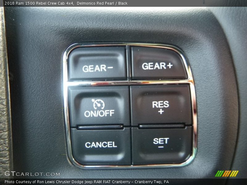 Delmonico Red Pearl / Black 2018 Ram 1500 Rebel Crew Cab 4x4