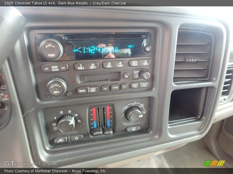 Dark Blue Metallic / Gray/Dark Charcoal 2005 Chevrolet Tahoe LS 4x4
