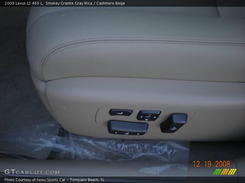Smokey Granite Gray Mica / Cashmere Beige 2009 Lexus LS 460 L