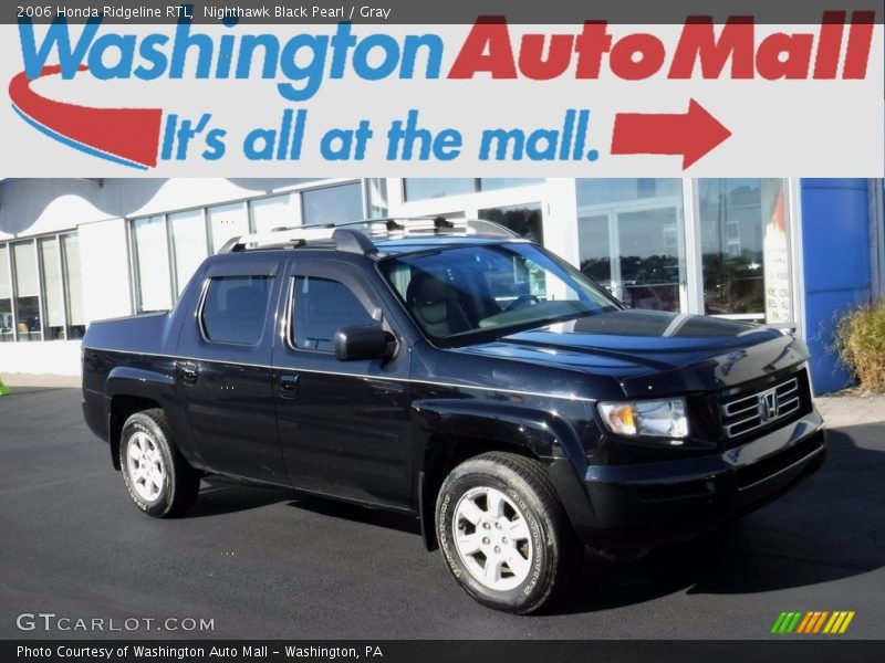 Nighthawk Black Pearl / Gray 2006 Honda Ridgeline RTL