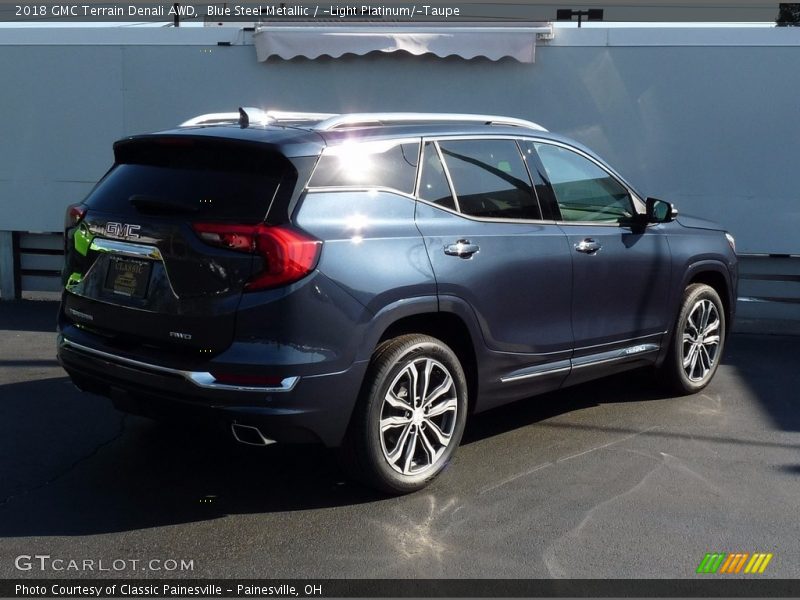 Blue Steel Metallic / ­Light Platinum/­Taupe 2018 GMC Terrain Denali AWD