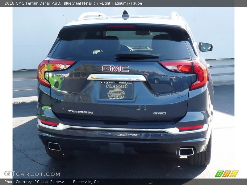 Blue Steel Metallic / ­Light Platinum/­Taupe 2018 GMC Terrain Denali AWD