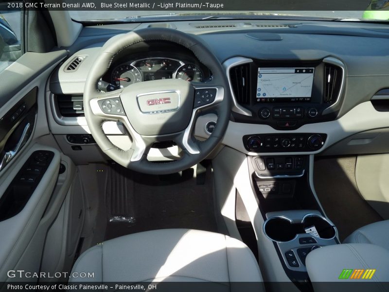 Blue Steel Metallic / ­Light Platinum/­Taupe 2018 GMC Terrain Denali AWD