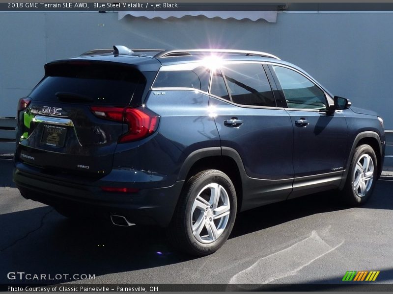 Blue Steel Metallic / ­Jet Black 2018 GMC Terrain SLE AWD