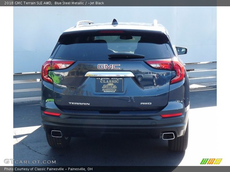 Blue Steel Metallic / ­Jet Black 2018 GMC Terrain SLE AWD