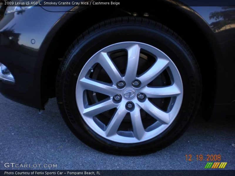 Smokey Granite Gray Mica / Cashmere Beige 2009 Lexus LS 460 L