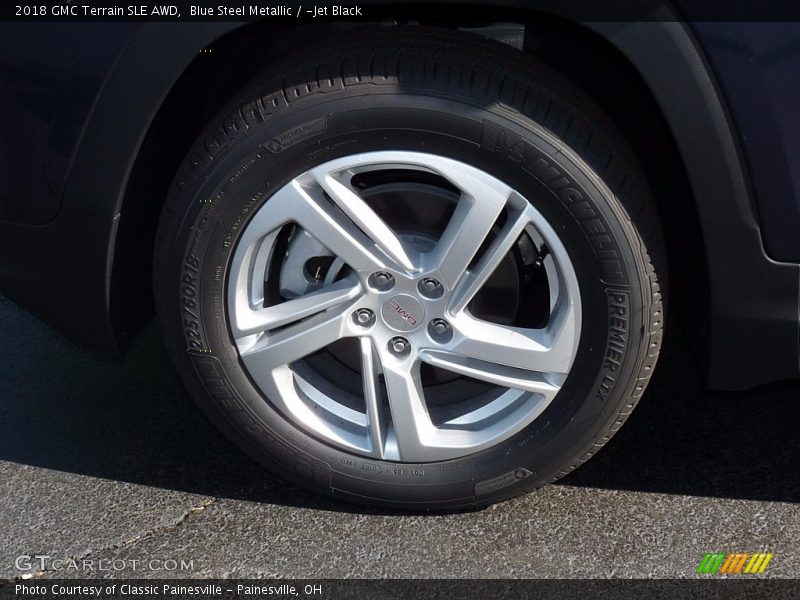 Blue Steel Metallic / ­Jet Black 2018 GMC Terrain SLE AWD