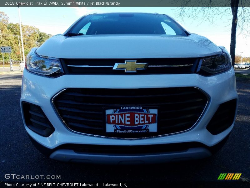 Summit White / Jet Black/Brandy 2018 Chevrolet Trax LT AWD