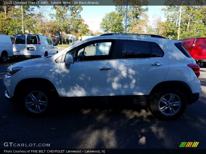 Summit White / Jet Black/Brandy 2018 Chevrolet Trax LT AWD