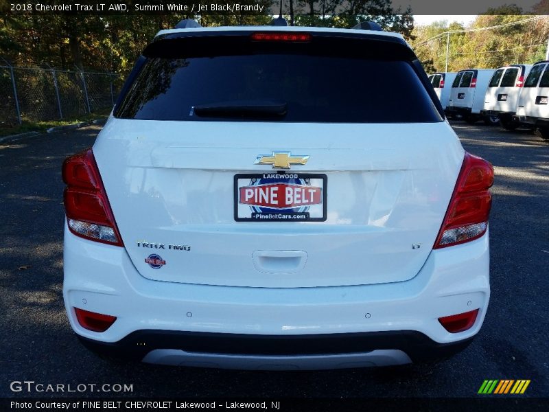 Summit White / Jet Black/Brandy 2018 Chevrolet Trax LT AWD
