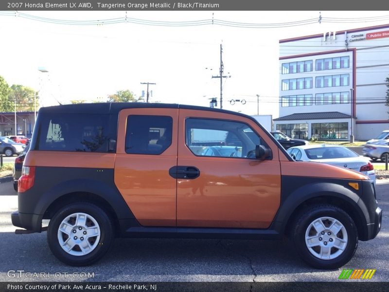 Tangerine Orange Metallic / Black/Titanium 2007 Honda Element LX AWD