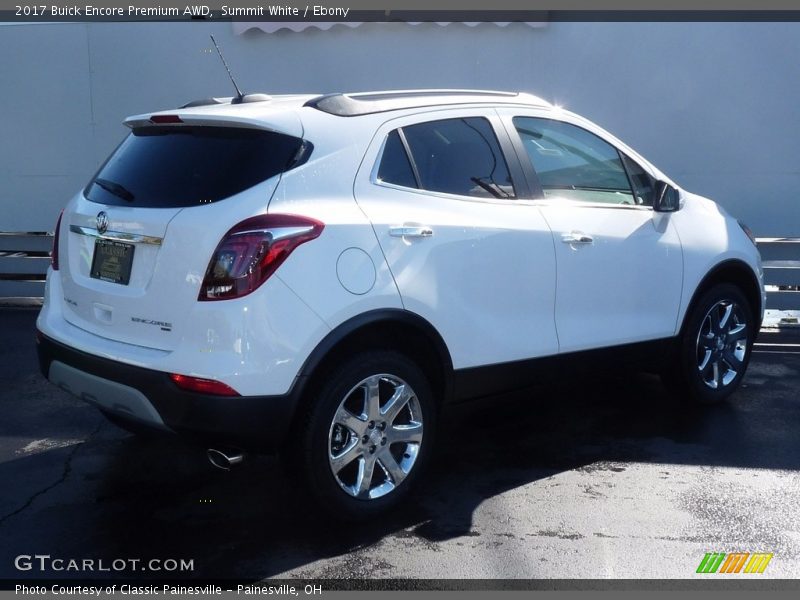 Summit White / Ebony 2017 Buick Encore Premium AWD