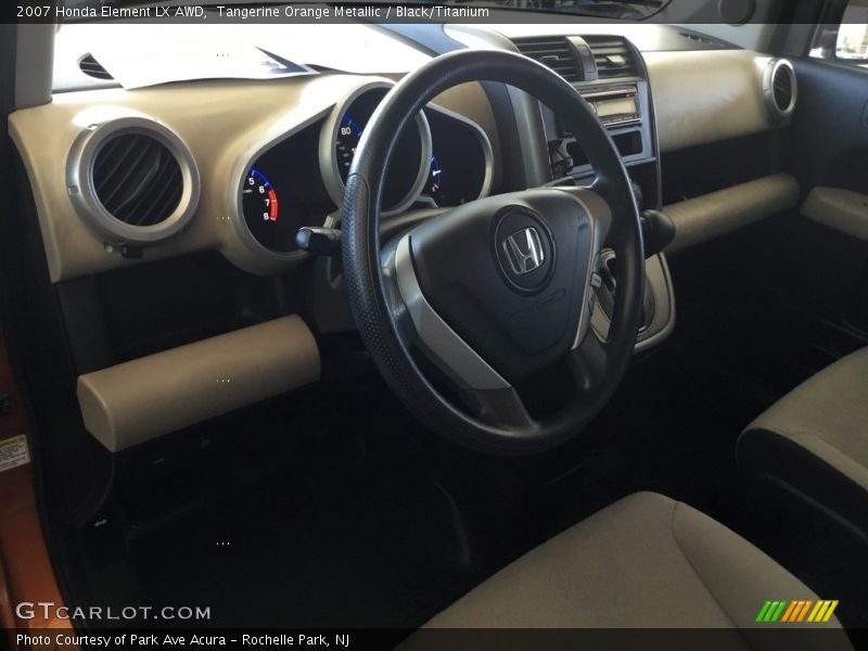 Tangerine Orange Metallic / Black/Titanium 2007 Honda Element LX AWD