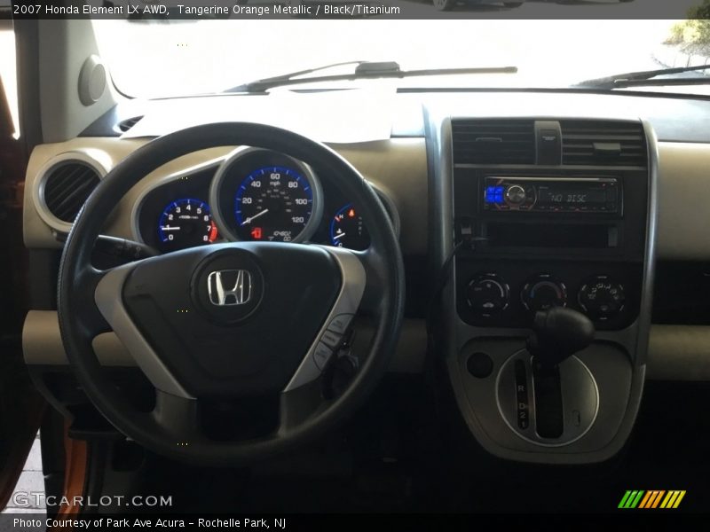 Tangerine Orange Metallic / Black/Titanium 2007 Honda Element LX AWD