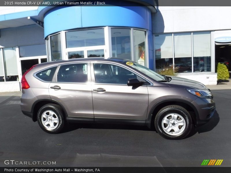 Urban Titanium Metallic / Black 2015 Honda CR-V LX AWD