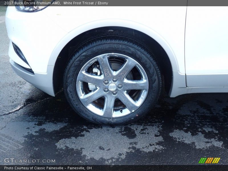 White Frost Tricoat / Ebony 2017 Buick Encore Premium AWD