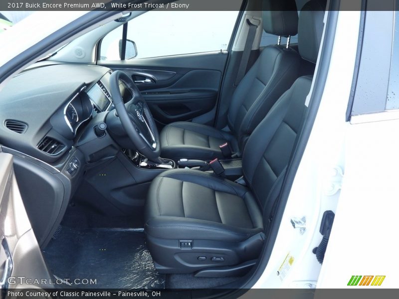 White Frost Tricoat / Ebony 2017 Buick Encore Premium AWD