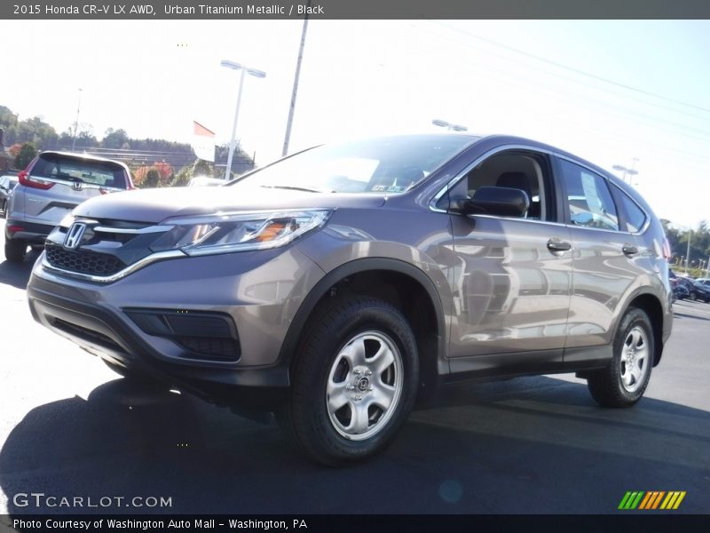 Urban Titanium Metallic / Black 2015 Honda CR-V LX AWD