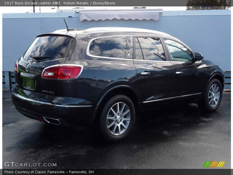 Iridium Metallic / Ebony/Ebony 2017 Buick Enclave Leather AWD