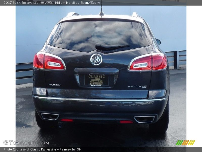 Iridium Metallic / Ebony/Ebony 2017 Buick Enclave Leather AWD