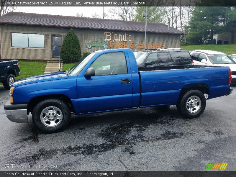 Arrival Blue Metallic / Dark Charcoal 2004 Chevrolet Silverado 1500 Regular Cab