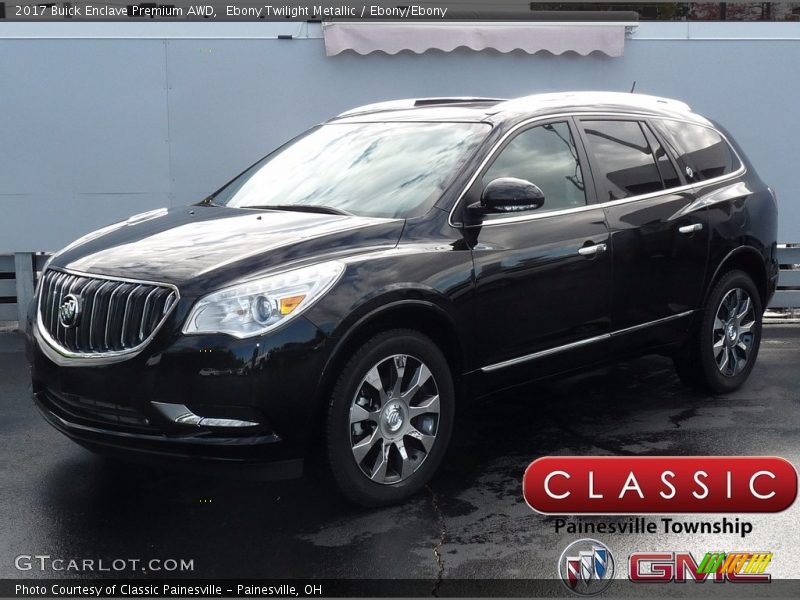 Ebony Twilight Metallic / Ebony/Ebony 2017 Buick Enclave Premium AWD