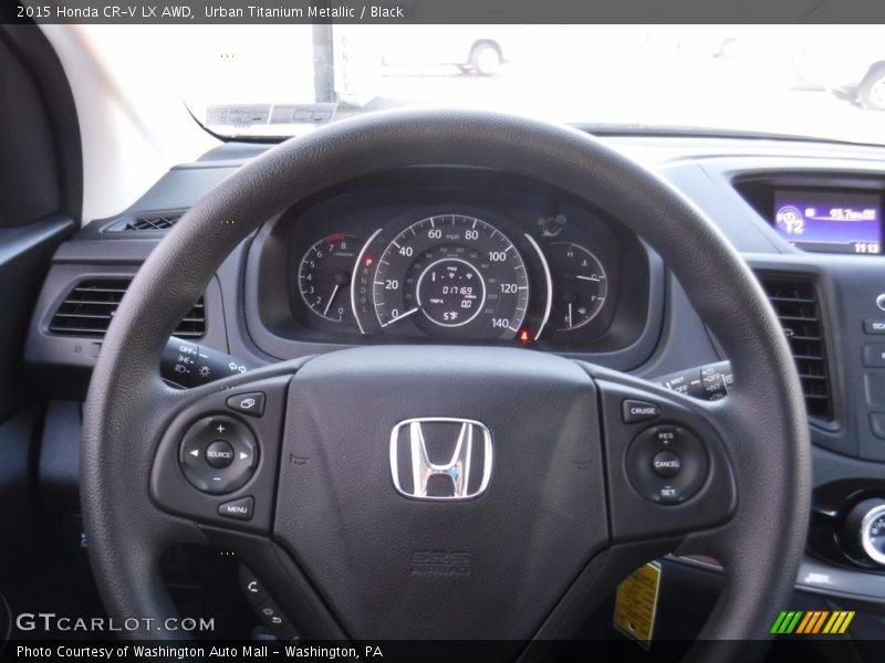Urban Titanium Metallic / Black 2015 Honda CR-V LX AWD