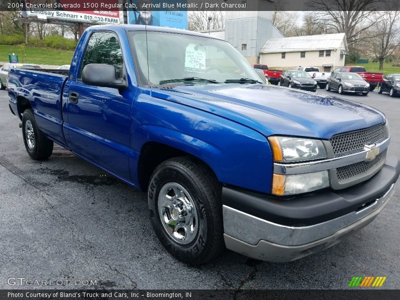 Arrival Blue Metallic / Dark Charcoal 2004 Chevrolet Silverado 1500 Regular Cab