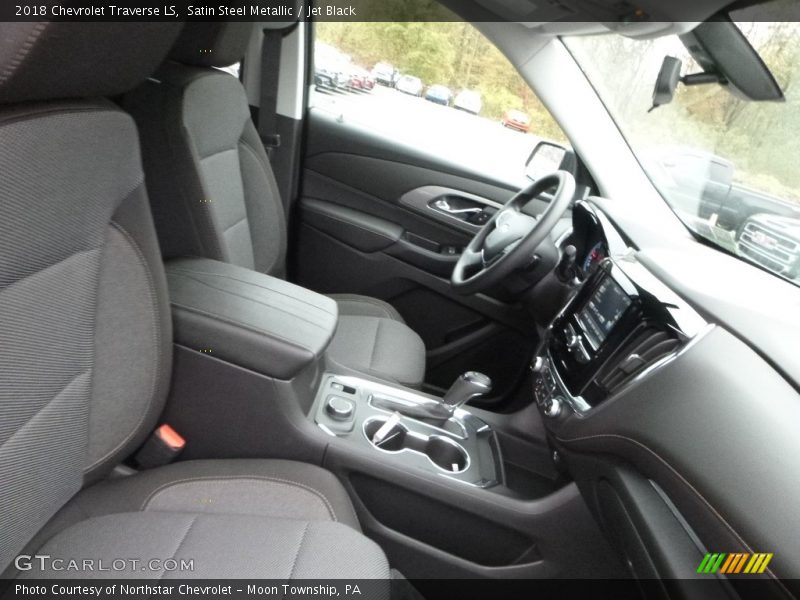 Satin Steel Metallic / Jet Black 2018 Chevrolet Traverse LS
