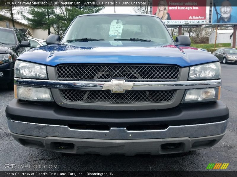 Arrival Blue Metallic / Dark Charcoal 2004 Chevrolet Silverado 1500 Regular Cab