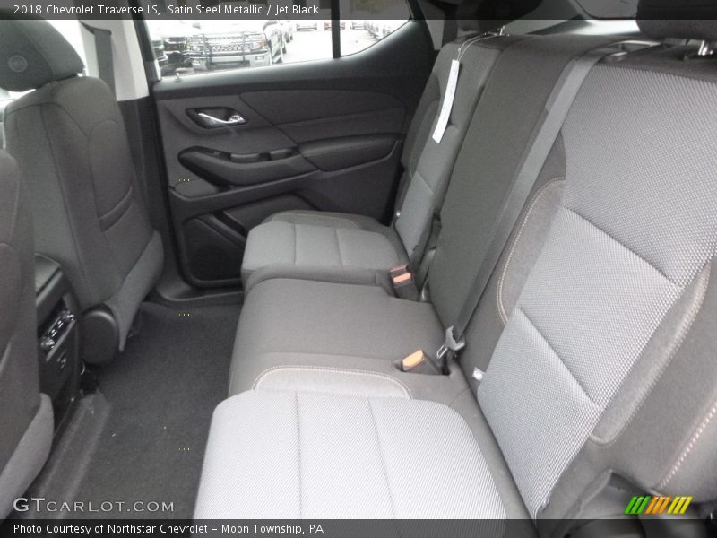 Satin Steel Metallic / Jet Black 2018 Chevrolet Traverse LS