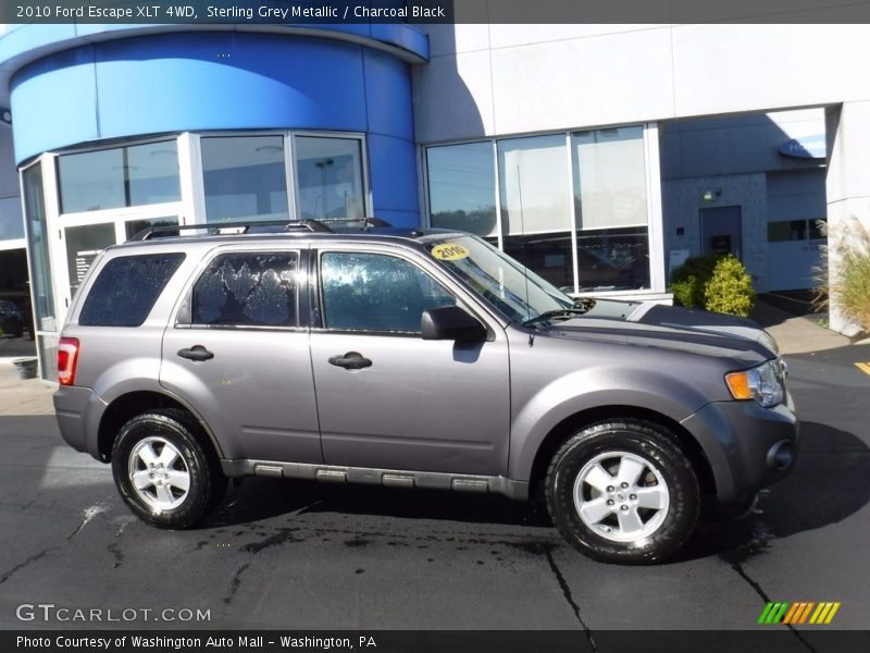 Sterling Grey Metallic / Charcoal Black 2010 Ford Escape XLT 4WD