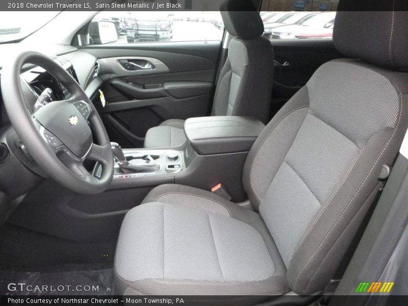 Satin Steel Metallic / Jet Black 2018 Chevrolet Traverse LS
