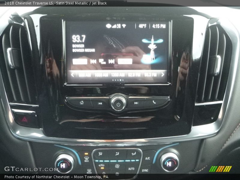 Satin Steel Metallic / Jet Black 2018 Chevrolet Traverse LS