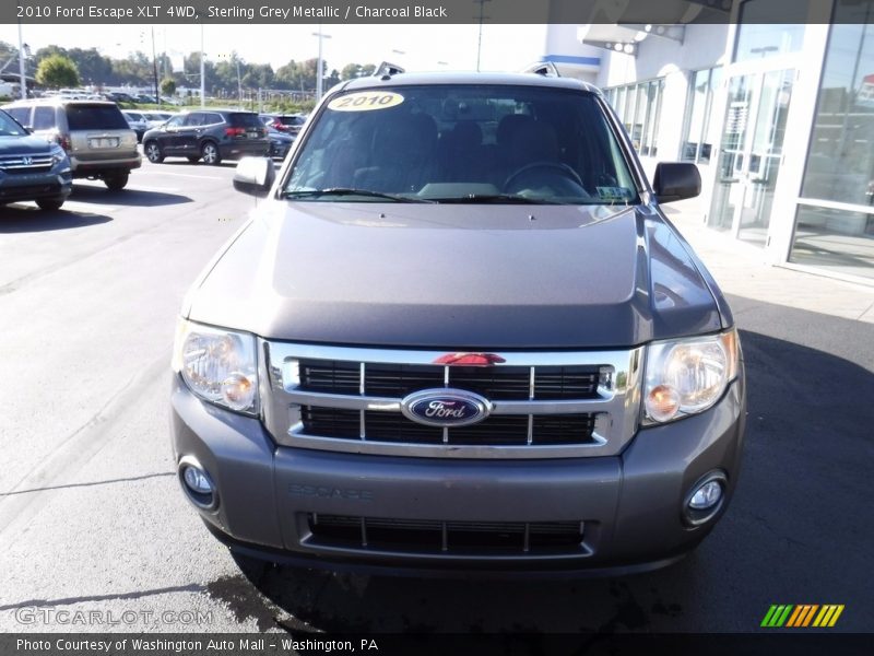 Sterling Grey Metallic / Charcoal Black 2010 Ford Escape XLT 4WD