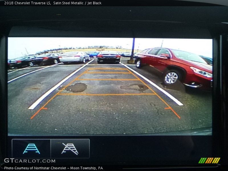 Satin Steel Metallic / Jet Black 2018 Chevrolet Traverse LS