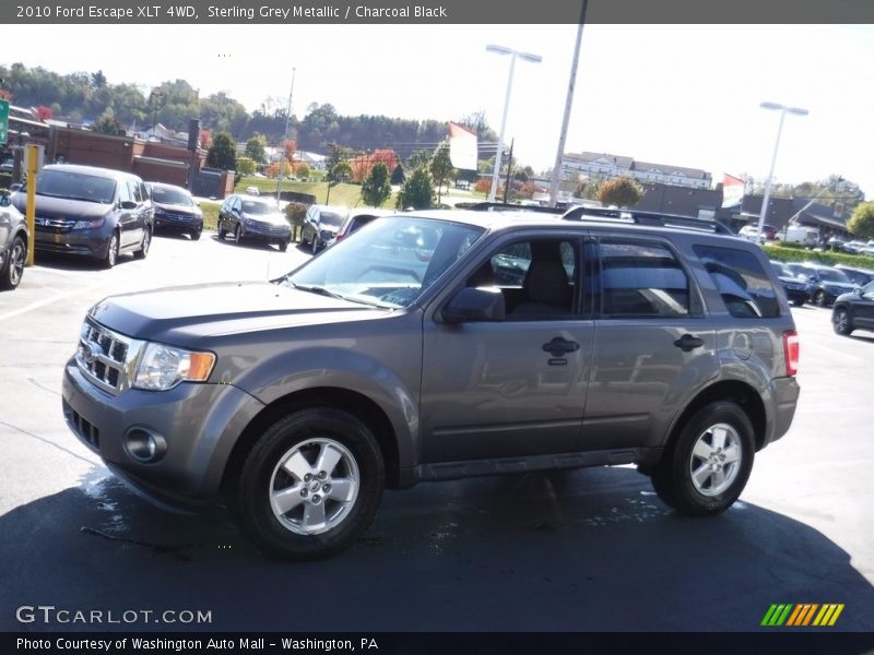 Sterling Grey Metallic / Charcoal Black 2010 Ford Escape XLT 4WD