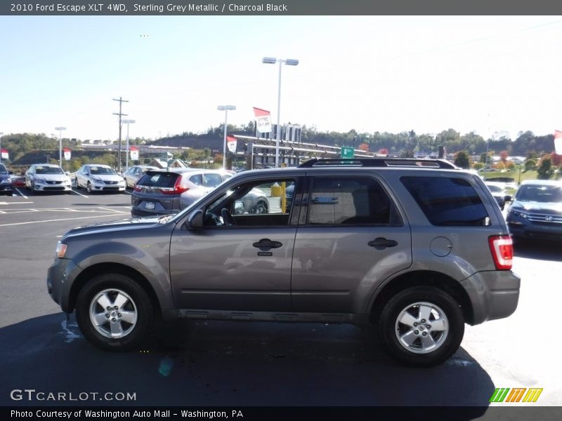 Sterling Grey Metallic / Charcoal Black 2010 Ford Escape XLT 4WD