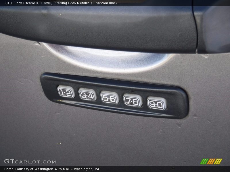 Sterling Grey Metallic / Charcoal Black 2010 Ford Escape XLT 4WD