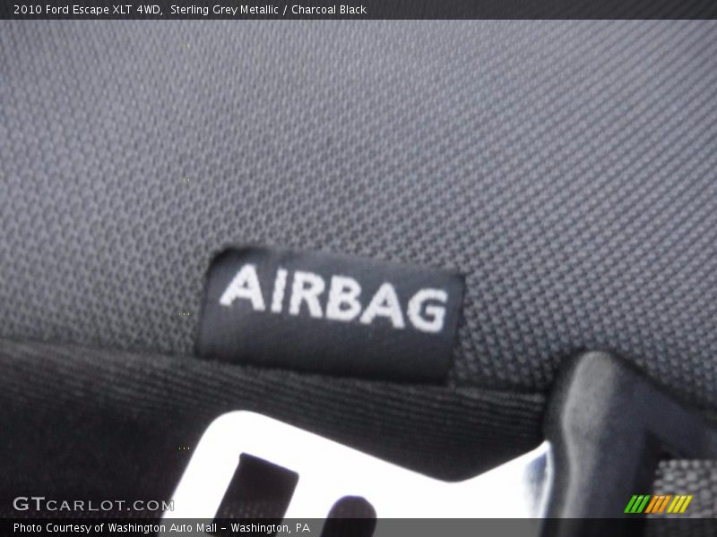 Sterling Grey Metallic / Charcoal Black 2010 Ford Escape XLT 4WD