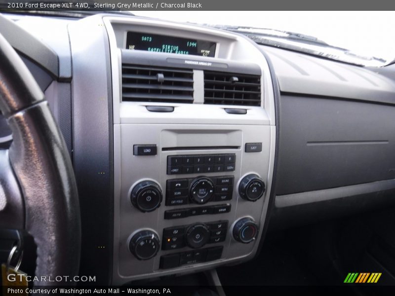 Sterling Grey Metallic / Charcoal Black 2010 Ford Escape XLT 4WD