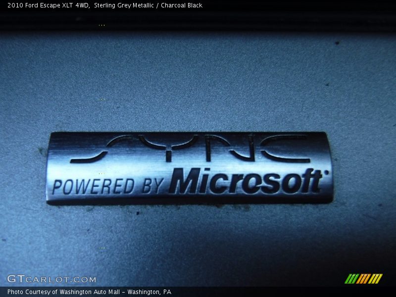 Sterling Grey Metallic / Charcoal Black 2010 Ford Escape XLT 4WD