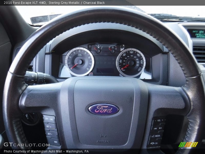 Sterling Grey Metallic / Charcoal Black 2010 Ford Escape XLT 4WD