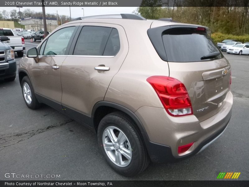 Sandy Ridge Metallic / Jet Black 2018 Chevrolet Trax LT AWD