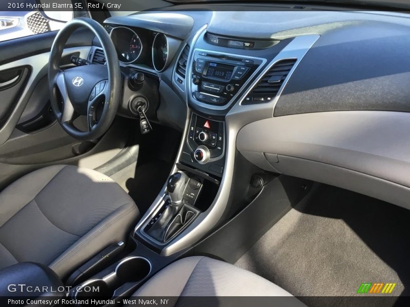 Red / Gray 2016 Hyundai Elantra SE