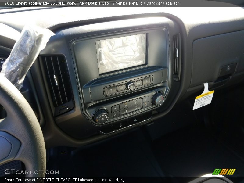 Silver Ice Metallic / Dark Ash/Jet Black 2018 Chevrolet Silverado 3500HD Work Truck Double Cab