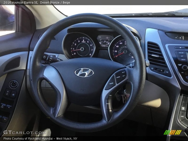 Desert Bronze / Beige 2016 Hyundai Elantra SE