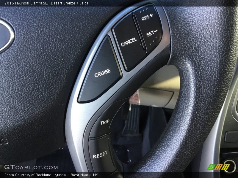 Desert Bronze / Beige 2016 Hyundai Elantra SE