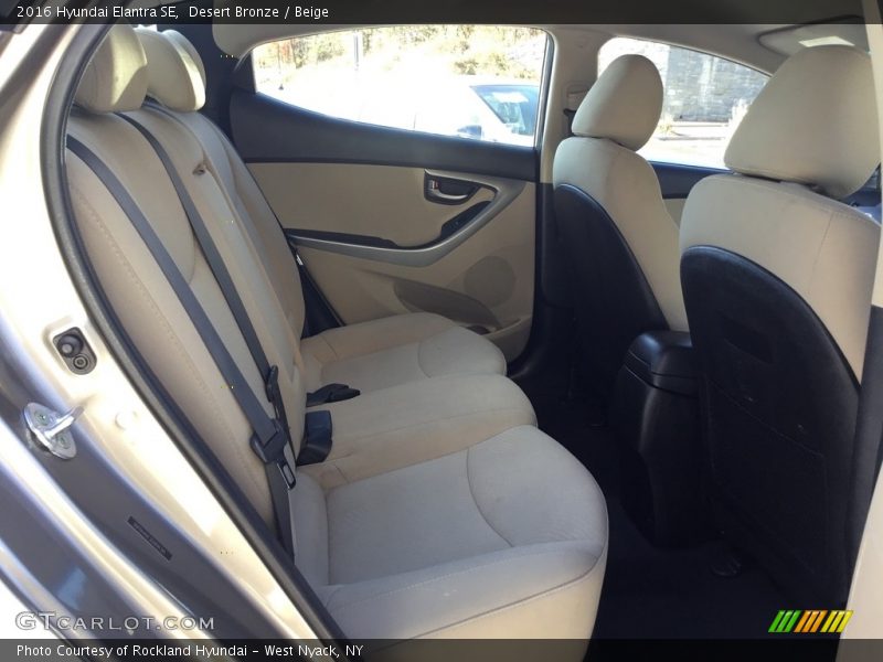 Desert Bronze / Beige 2016 Hyundai Elantra SE